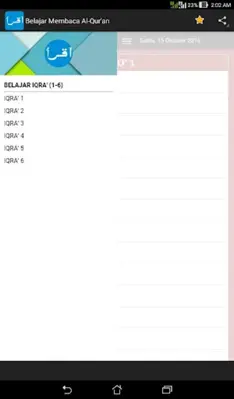 Belajar Membaca Al-Qur android App screenshot 2